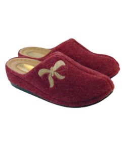 Tsimpolis Shoes 3472 Γυναικεία Παντόφλα Σπιτιού Μπορντό