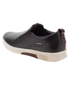Pegada 118673-06 Ανδρικό Δερμάτινο Slip On Μαύρο