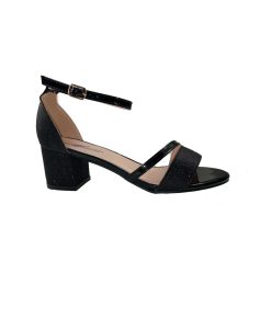 Tsimpolis Shoes AG603 Γυναικείο Πέδιλο Μαύρο