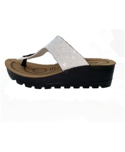 Tsimpolis Shoes ΝΤ0304 Γυναικεία Παντόφλα Λευκή