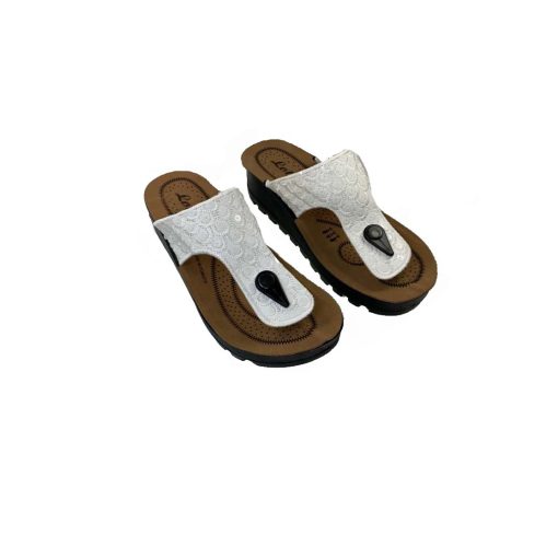 Tsimpolis Shoes ΝΤ0304 Γυναικεία Παντόφλα Λευκή