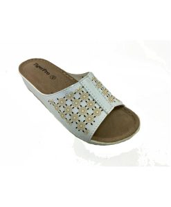 Tsimpolis Shoes NT0206 Γυναικεία Παντόφλα Λευκή