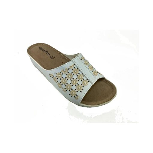 Tsimpolis Shoes NT0206 Γυναικεία Παντόφλα Λευκή