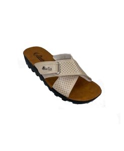 Tsimpolis Shoes D831 Γυναικεία Παντόφλα Μπεζ