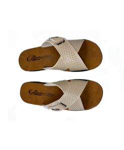 Tsimpolis Shoes D831 Γυναικεία Παντόφλα Μπεζ