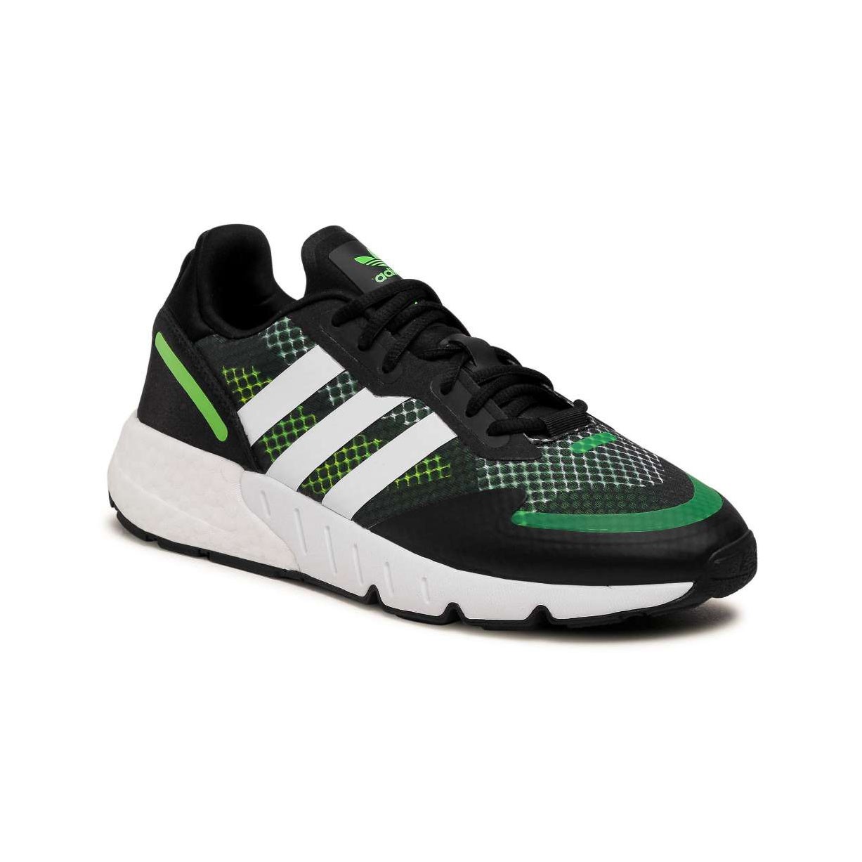 Adidas ZX 1K Boost FY5685 Ανδρικό Αθλητικό Μαύρο/Πράσινο adidas-fy5685-mayro-prasino