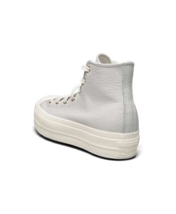 Converse CTAS Lift A03733C Γυναικεία Μποτάκια Λευκά/Γκρι