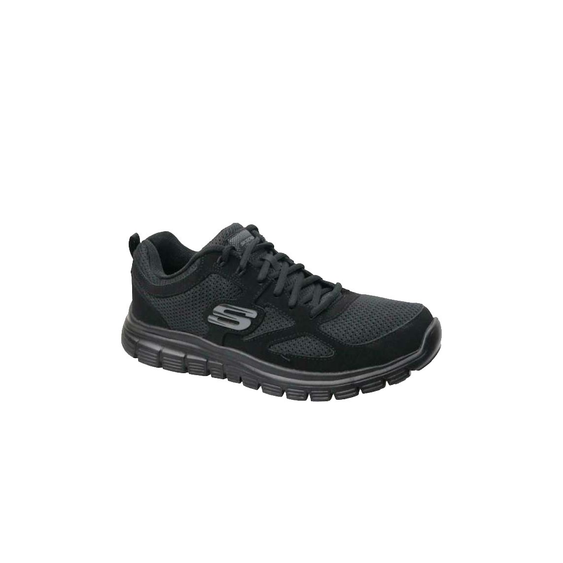 Skechers Burns 52635-BBK Ανδρικό Αθλητικό Μαύρο