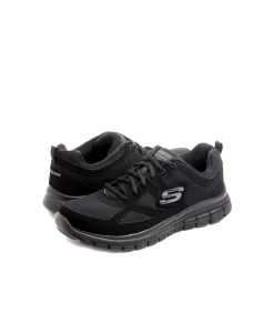 Skechers Burns Agoura 52635-BBK Ανδρικά Αθλητικά Μαύρα