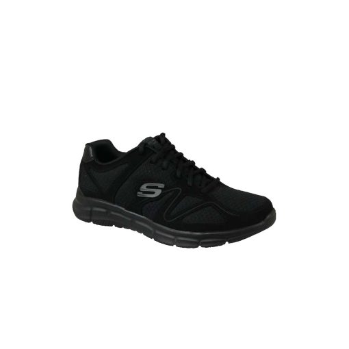 Skechers Satisfaction 58350-BBK Ανδρικά Αθλητικά Μαύρα