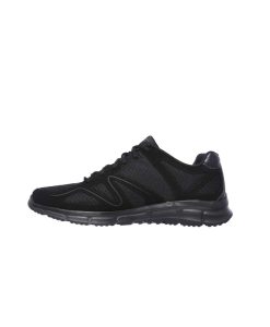 Skechers Satisfaction 58350-BBK Ανδρικά Αθλητικά Μαύρα