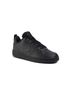 Nike Court Borough BQ5448-001 Δερμάτινο Sneaker Μαύρο