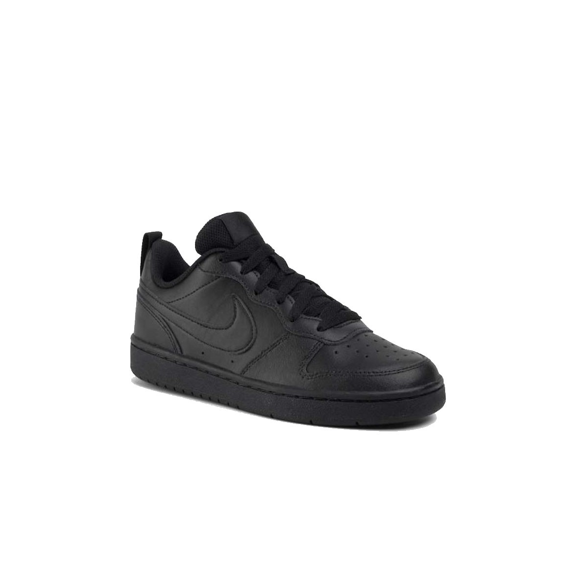 Nike Court Borough BQ5448-001 Δερμάτινο Sneaker Μαύρο