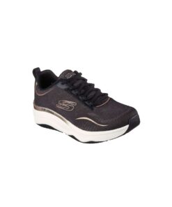 Skechers Dlux Fitness 149837-BKRG Γυναικεία Αθλητικά Μαύρα