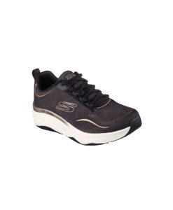 Skechers Dlux Fitness 149837-BKRG Γυναικεία Αθλητικά Μαύρα