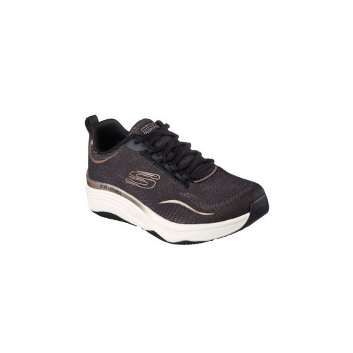 Skechers Dlux Fitness 149837-BKRG Γυναικεία Αθλητικά Μαύρα