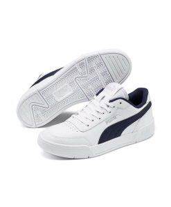 puma caracal sneaker dermatino leuko tsimpolis shoes