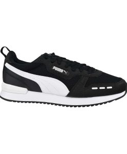 puma R78 andriko athlitiko mayro aspro tsimpolis shoes