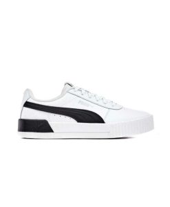 puma carina l sneaker dermatino gynaikeio