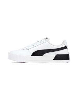 puma carina l sneaker dermatino gynaikeio